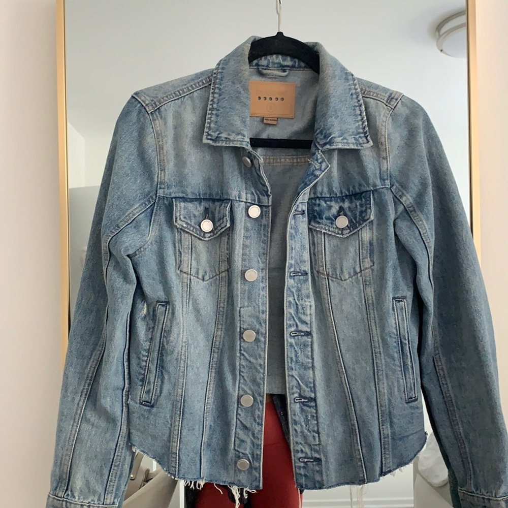 Blank NYC distressed denim Jacket